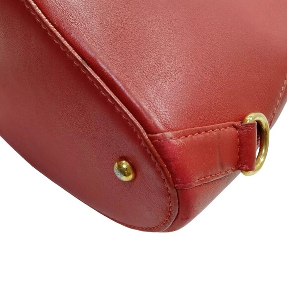 213303AQ (C4) Loewe Shoulder Bag Red Leather - Picture 5 of 9